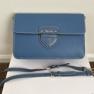 PRADA Shoulder/Cross Body Bag-Cobalt Blue